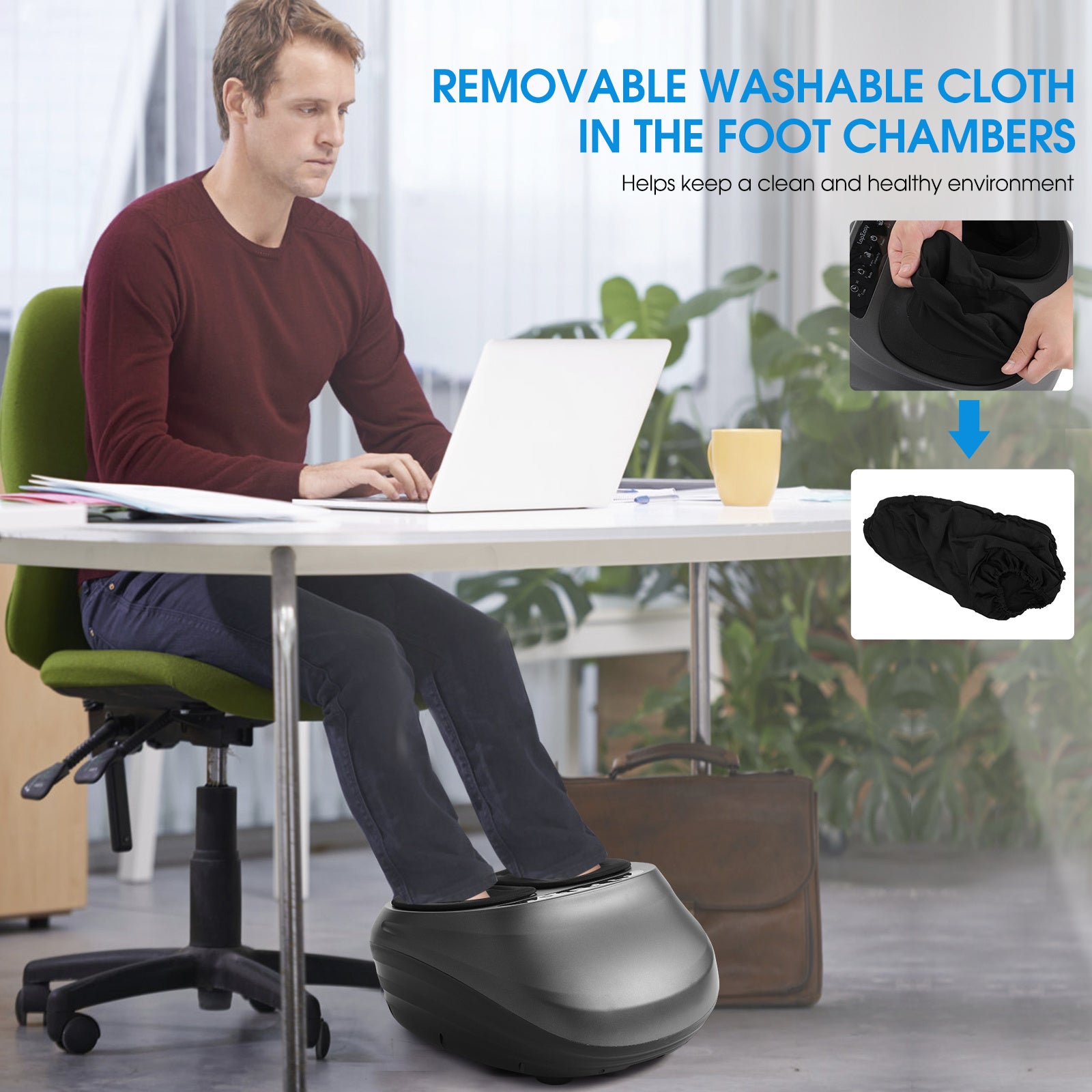 Foot Massager Machine With Heat And Massage Gifts For Men And Women Shiatsu Deep Kneading Electric Feet Massager For Home And Office Use Foot Massager Machine With Heat And Massage Gifts For Men And Women Shiatsu Deep Kneading Electric Feet Massager For Home And Office Use